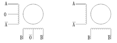 直流減速步進(jìn)電機的繞線圖